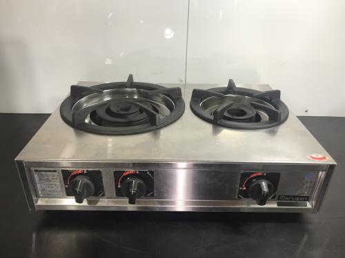 マルゼン　親子M-211C 卓上ひとくちコンロ　LPG用　中古コンロ　業務用コンロ M-211C ガステーブルコンロ＜親子＞マルゼン